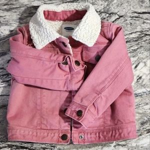 Old Navy Pink Jean Jacket, Size 2T/2A